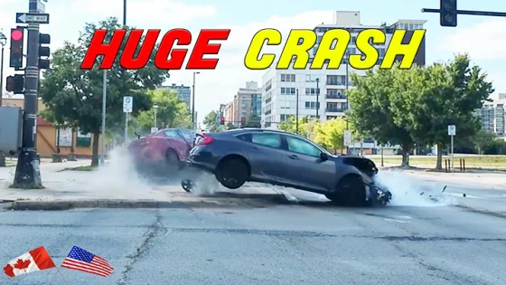 INSANE CAR CRASHES COMPILATION Best of USA & Canada Accidents - part 37
