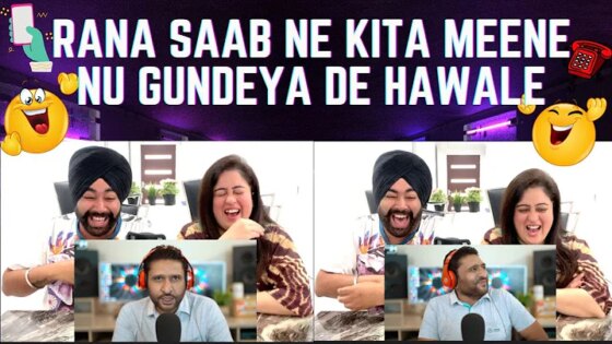 Punjabi Reaction On Meena Car Accident Superhit funny call # prank call ll End tak dekhni ae video..