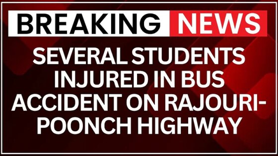 J&K Bus Accident LIVE: Several Students Injured in Mini Bus Accident on Rajouri-Poonch Highway