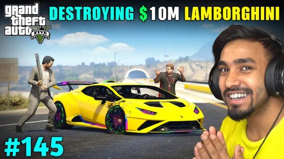 I DESTROYED JIMMY'S SUPERCAR GTA V GAMEPLAY #145