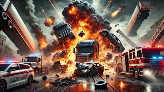 Brutal Heavy Truck Crashes & Shocking Car Accidents Real Harsh Collisions Compilation 2025