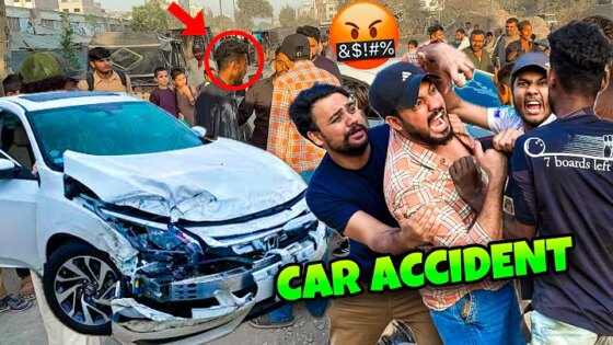 He got into a car accident Anas Bhai's car got destroyed